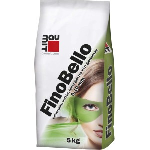 Zsák FinoBello glettanyag, univerzális, beltéri, fehér gipszes kézi glettanyag, 5 kg.
