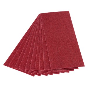 LUX csiszolópapír csík, 10 db, K100 szemcse, 93x230mm, fához és fémhez.