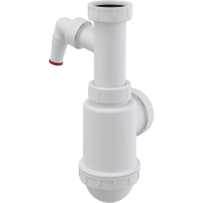 Alca Mosogató szifon leeresztő nélkül 6/4" hollandi anyával és csatlakozóval