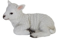 Kerti dekorfigura fekvő bárány 18 cm Kerti dekorfigura fekvő bárány 18 cm