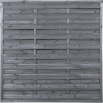 Belátás ellen védő kerítéselem antracitszürke impregnált 180 cm x 180 cm