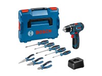 Bosch Professional akkus fúró-csavarbehajtó GSR 12V-15 szerszámkészlet
