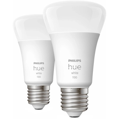 Philips Hue White Led izzó E27 9,5 W melegfehér 2 db