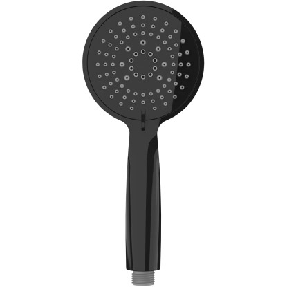 Wenko zuhanyfej Young 5 zuhanysugárral műanyag (ABS) 11 cm x 11 cm fekete