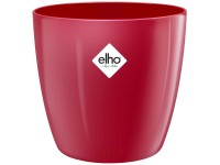 Elho Brussels Diamond virágcserép kerek 22 cm lovely red