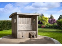 Weka Merano kerti lugas csiszolt ezüstszürke Weka Merano kerti lugas csiszolt ezüstszürke