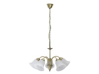 Rábalux Francesca csillár 5-ös 90 cm bronz - fehér