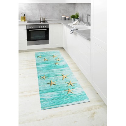 Wenko fürdőszobaszőnyeg Mediaster 65 cm x 200 cm műanyag többszínű