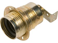 OBI E27 foglalat sárgaréz L rögzítővel