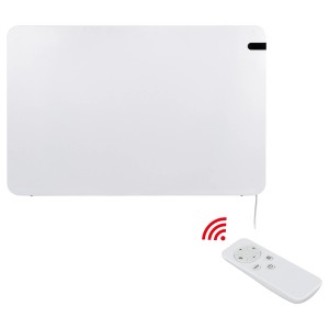 E2 Elektro Infrae² Alea S 350 W fűtőpanel távirányítóval, fehér infravörös fűtőtest.