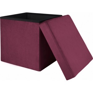 Magenta puff: Összecsukható Dark Wonder ülőke tárolóval, 38x38x38 cm.