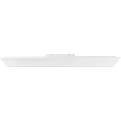 Fehér, téglalap alakú LED mennyezeti lámpa Briston, 100x25 cm, alkalmas folyosóra és előszobába.