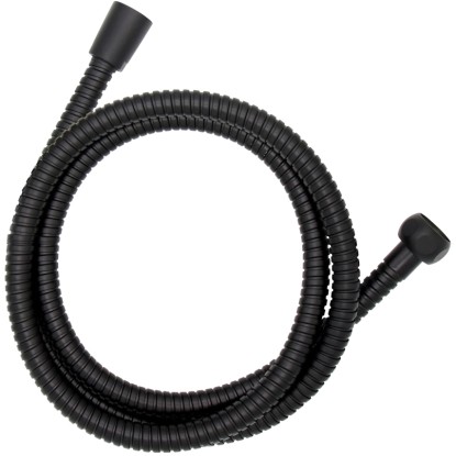 Wenko rozsdamentes acél zuhanycső 150 cm fekete