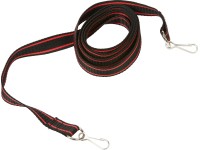 Szánkóhúzó kötél karabinerrel fekete-piros