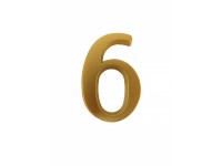 Ajtószám öntapadós matt arany 