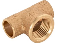 OBI forrasztható T-idom 15 mm x 18,6 mm (Rp 1/2) vörösöntvény OBI forrasztható T-idom 15 mm x 18,6 mm (Rp 1/2) vörösöntvény