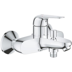 Grohe Swift egykaros kádtöltő csaptelep, króm, falra szerelhető, zuhanyszett átváltóval.