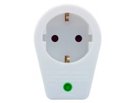 Földelt köztes csatlakozóaljzat túlfeszültség elleni védelemmel jelzőfénnyel