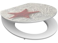 Eisl WC-ülőke Red Starfish Holzkern leeresztő automatikával Eisl WC-ülőke Red Starfish Holzkern leeresztő automatikával