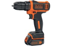 Black+Decker akkus fúró-csav. 10,8 V BDCDD12K 1,5 Ah akkumulátorral kofferrel