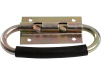 Ládafogantyú sárga horganyzott 130 mm x 45 mm