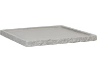 Szögletes virágláda alátét 25 cm x 25 cm szürke Szögletes virágláda alátét 25 cm x 25 cm szürke
