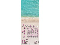 Komar vlies fotótapéta Pink Umbrella 100 cm x 250 cm
