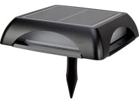 LED-es napelemes lámpa 2 az 1-ben szögletes 14 cm x 14 cm x 3,4 cm fekete LED-es napelemes lámpa 2 az 1-ben szögletes 14 cm x 14 cm x 3,4 cm fekete