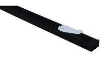 Gardinia Lucy függönysín készlet 1 sínes alumínium fekete-matt 160 cm Gardinia Lucy függönysín készlet 1 sínes alumínium fekete-matt 160 cm