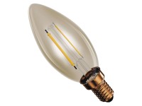 LED izzó Vintage gyertya E14 2,5 W (20 W) 225 lm meleg fehér LED izzó Vintage gyertya E14 2,5 W (20 W) 225 lm meleg fehér