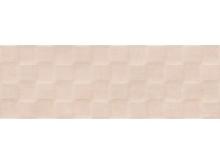 3D-s fali csempe Canvas 20 cm x 60 cm világos barna