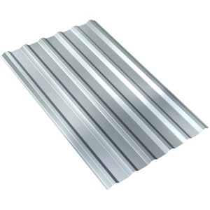 Weckman horganyzott acél trapézlemez, 1250x776 mm, ideális autóbeállókhoz és kerti házakhoz.