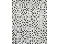Mozaiklap üveg-rozsdamentes acél szálcsiszolt 30 cm x 30 cm Mozaiklap üveg-rozsdamentes acél szálcsiszolt 30 cm x 30 cm