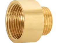 OBI menetes szűkítő idom 21 mm (Rp 1/2) x 24,1 mm (Rp 3/4) sárgaréz OBI menetes szűkítő idom 21 mm (Rp 1/2) x 24,1 mm (Rp 3/4) sárgaréz