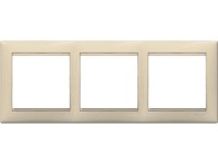 Legrand keret Valena 3-as vízszintes elefántcsont
