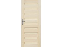 Radex beltéri ajtó Regent tele balos borovi fenyő 90 cm x 210 cm