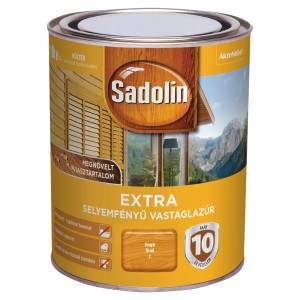 Sadolin Extra időjárásálló festék, selyemfényű, Fenyő Brad 2 árnyalat. A tartós védelemért.