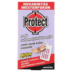 Protect Ruhamolyirtó, ruhamolyirtó kazetta, 2 db. Ruhák molyok elleni védelmére.