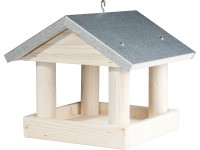 Madáretető fenyő 24 cm  x 26 cm x 26 cm Fehér