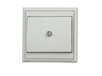 Thaya nyomógomb fénypontos fehér