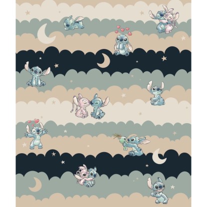 Komar vinil fotótapéta Disney Lilo és Stitch Cozy Clouds 212 cm x 250 cm színes