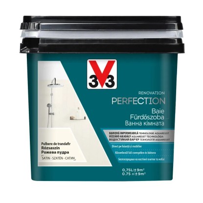 V33 Felújító Fürdőszobabútor és csempefesték rózsaszín 0,75l