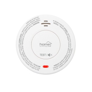 Fehér füstérzékelő a home by somogyi-tól tűzvédelemhez.