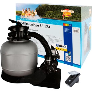 Summer Fun Best Clean Smart homokszűrős vízforgató 18 m³-ig, szivattyúval és WiFi csatlakozóval.