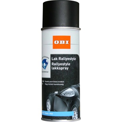 Rallyestyle OBI lakkspray matt fekete 400 ml