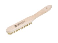 LUX sárgarézdrótkefe 3 soros LUX sárgarézdrótkefe 3 soros