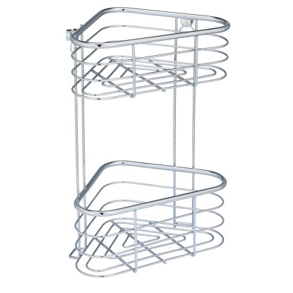 WENKO Trestina sarokpolc nemesacél 2 szintes