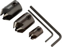 LUX HSS gyorsacél süllyesztőkészlet fafúróhoz 6 mm 8 mm és 10 mm LUX HSS gyorsacél süllyesztőkészlet fafúróhoz 6 mm 8 mm és 10 mm