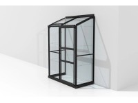 Vitavia Ida falhoz támasz melegh 900 ESG 3 mm fek. 130,6 cm x 182,3 cm x 68,8 cm