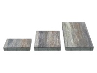 Térkő citytop grande kombi grafit-terra 6 cm